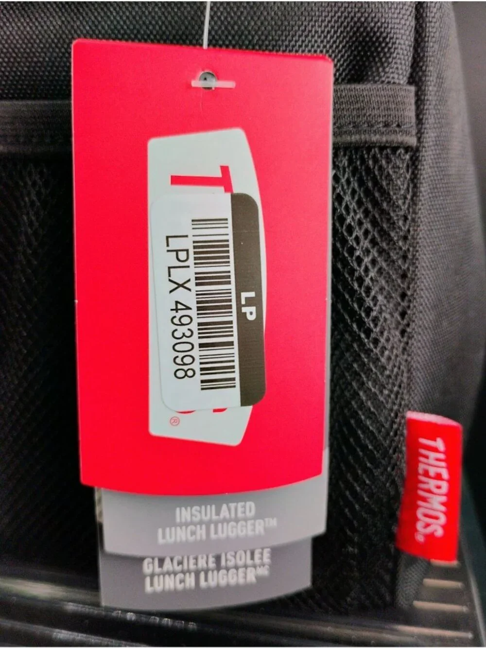 Thermos Insulated Lunch Lugger Black With Adjustable Strap Durable